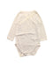A White Long Sleeve Bodysuits from Petit Bateau in size 3-6M for neutral. (Front View)