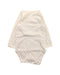 A White Long Sleeve Bodysuits from Petit Bateau in size 3-6M for neutral. (Back View)