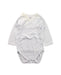 A White Long Sleeve Bodysuits from Petit Bateau in size 0-3M for neutral. (Front View)