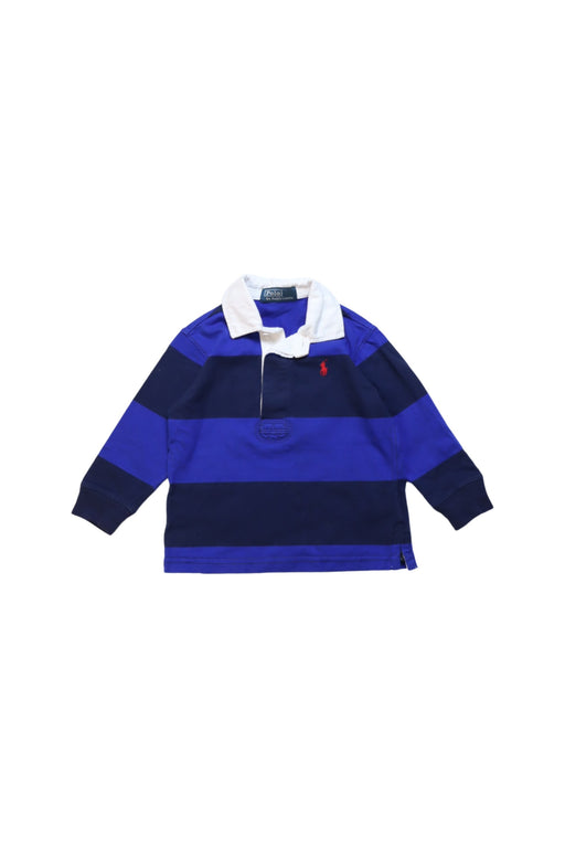 A Multicolour Long Sleeve Polos from Polo Ralph Lauren in size 6-12M for boy. (Front View)