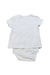 A White Short Sleeve Bodysuits from Seed in size 3-6M for neutral. (Back View)