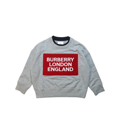 A Multicolour Crewneck Sweatshirts from Burberry in size 4T for boy. (Front View)