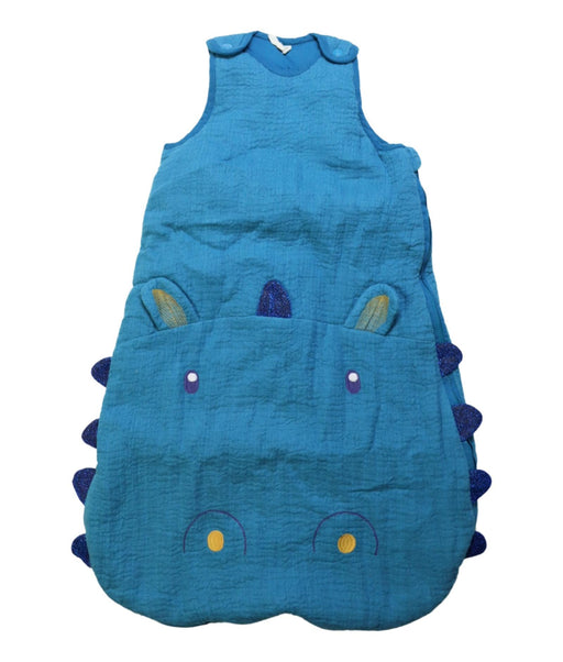 A Blue Sleepsacs from Orchestra in size 0-3M for neutral. (Front View)