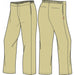 A Beige Casual Pants from CDNIS in size 2T for neutral. (Front View)