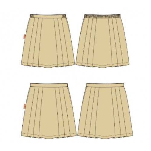 A Beige Mid Skirts from CDNIS in size 2T for girl. (Front View)