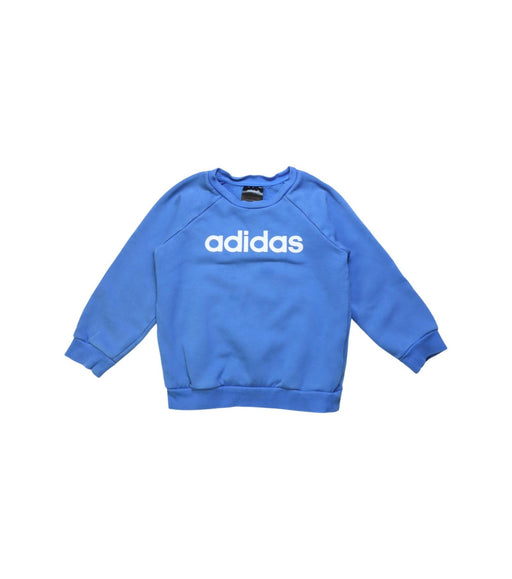 A Blue Crewneck Sweatshirts from Adidas in size 2T for neutral. (Front View)