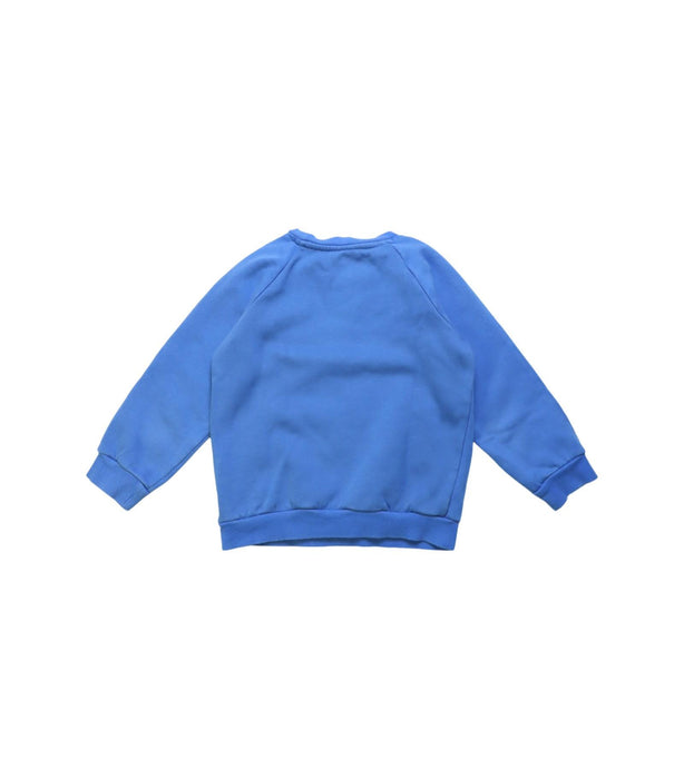 A Blue Crewneck Sweatshirts from Adidas in size 2T for neutral. (Back View)