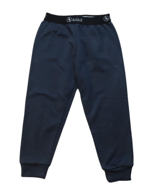 A Black Sweatpants from Aigle in size 4T for boy. (Front View)