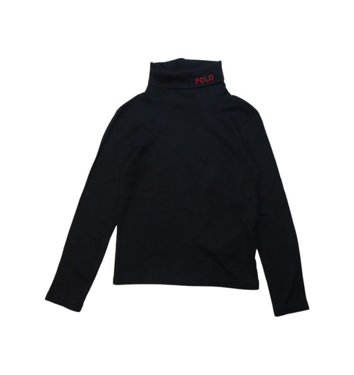 A Black Long Sleeve Tops from Polo Ralph Lauren in size 4T for neutral. (Front View)