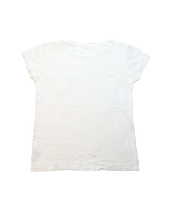 A White Short Sleeve T Shirts from Crewcuts in size 14Y for girl. (Back View)