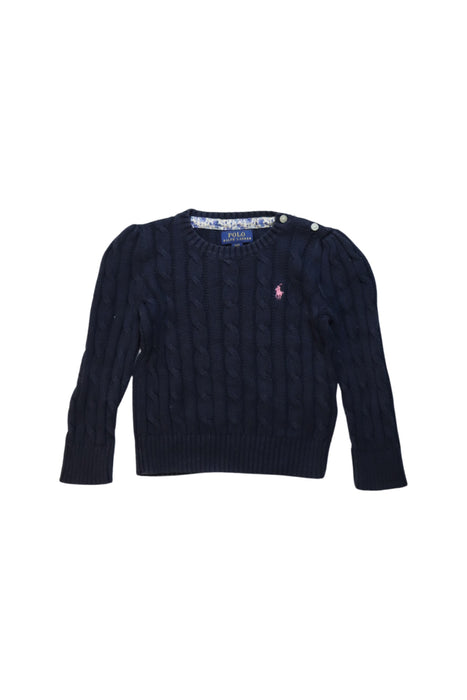 A Navy Knit Sweaters from Polo Ralph Lauren in size 2T for neutral. (Front View)