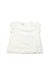 A White Short Sleeve Tops from Monsoon in size 12-18M for girl. (Front View)