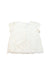 A White Short Sleeve Tops from Monsoon in size 12-18M for girl. (Back View)