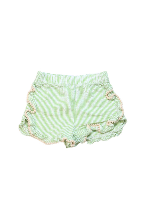 A Green Shorts from Bella Bliss in size 2T for girl. (Front View)
