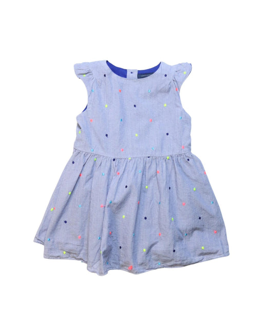 A Blue Sleeveless Dresses from Tommy Hilfiger in size 12-18M for girl. (Front View)