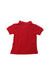 A Red Short Sleeve Polos from Ralph Lauren in size 12-18M for boy. (Back View)