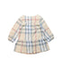 A Multicolour Long Sleeve Dresses from Burberry in size 12-18M for girl. (Back View)