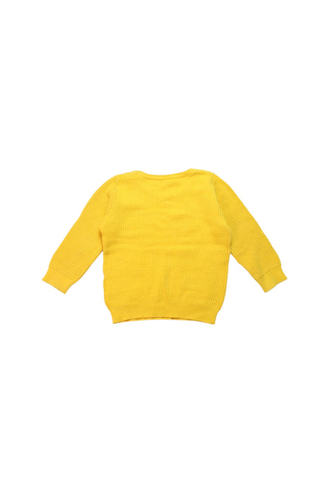 A Yellow Knit Sweaters from Seed in size 18-24M for neutral. (Back View)