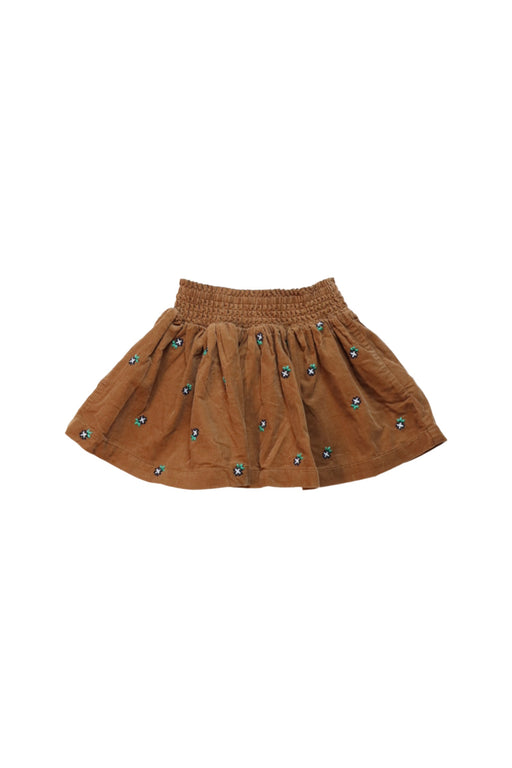 A Brown Short Skirts from Seed in size 2T for girl. (Front View)