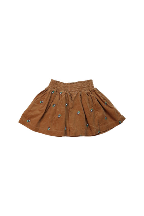 A Brown Short Skirts from Seed in size 2T for girl. (Back View)