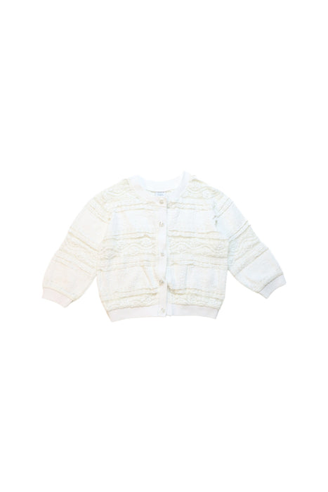 A White Cardigans from Lindex in size 18-24M for girl. (Front View)