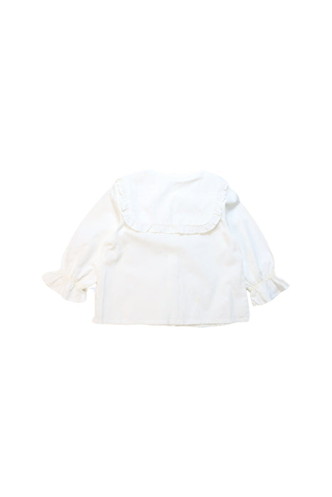 A White Long Sleeve Tops from Balabala in size 18-24M for girl. (Back View)