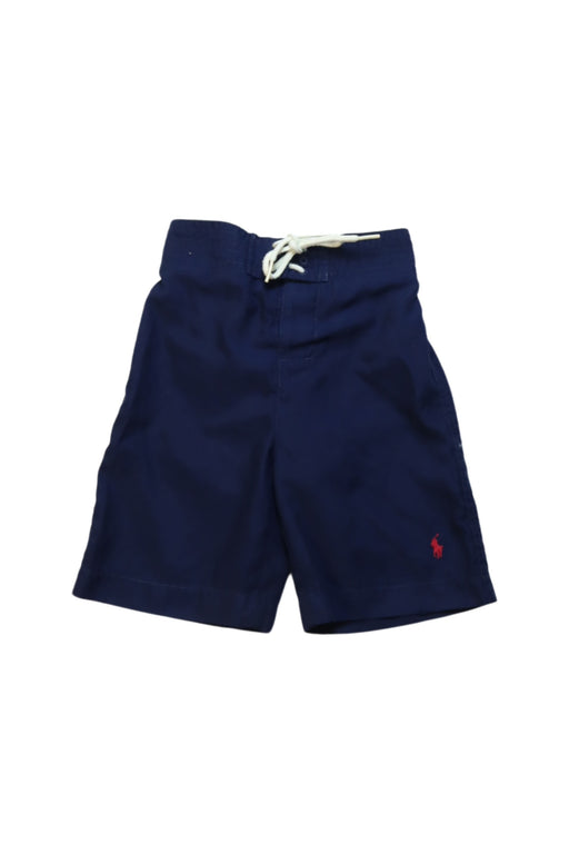 A Navy Shorts from Polo Ralph Lauren in size 2T for boy. (Front View)