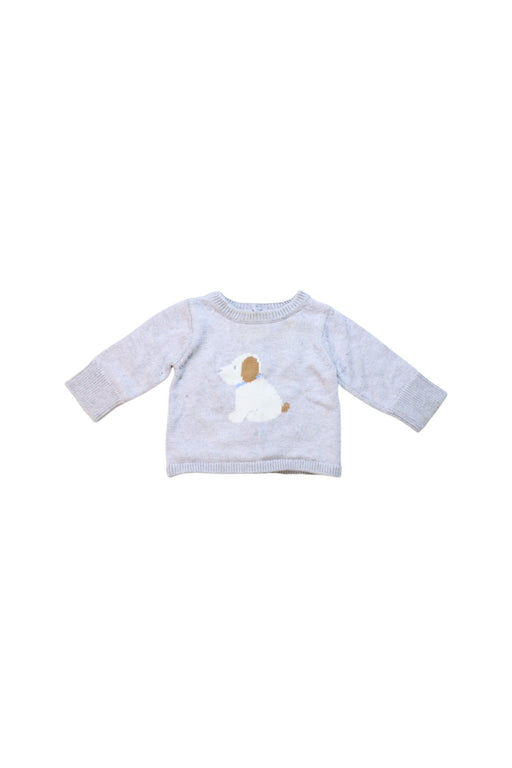 A Blue Knit Sweaters from Jacadi in size 3-6M for neutral. (Front View)
