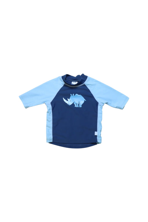 A Blue Swim Sets from i play in size 3-6M for boy. (Front View)
