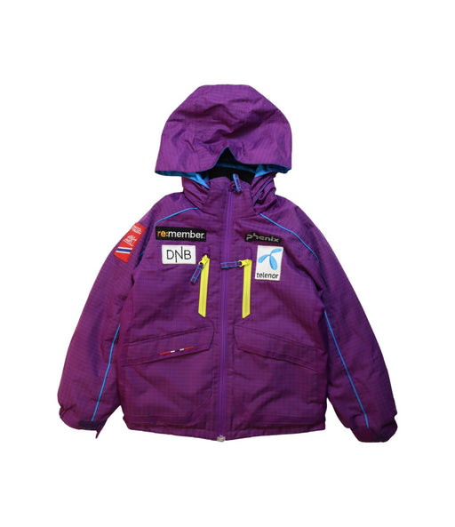 A Purple Ski Jackets from Phenix in size 4T for neutral. (Front View)