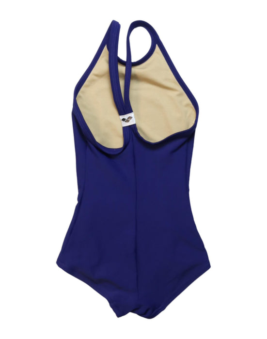 A Blue Swimsuits from Arena in size 5T for girl. (Back View)