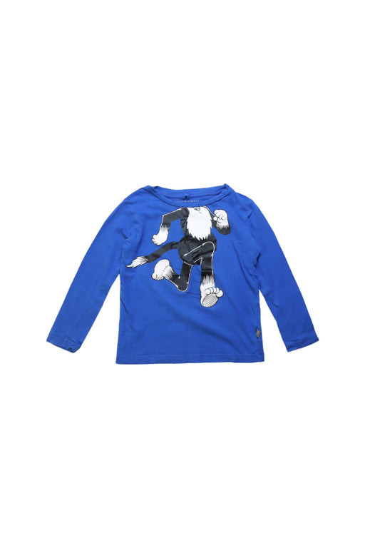 A Blue Long Sleeve T Shirts from Stella McCartney in size 4T for boy. (Front View)