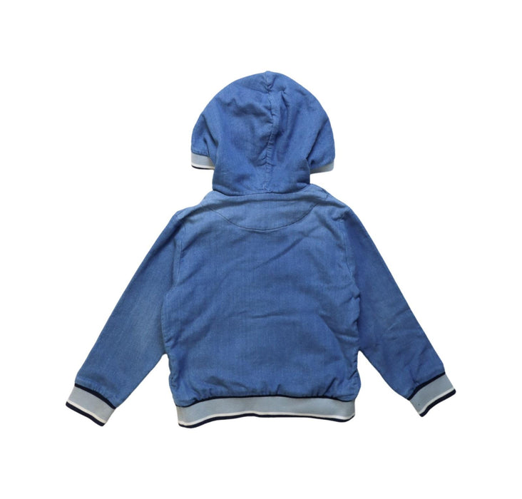 A Blue Lightweight Jackets from Dolce & Gabbana in size 3T for neutral. (Back View)