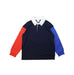 A Multicolour Long Sleeve Polos from Seed in size 6T for boy. (Front View)