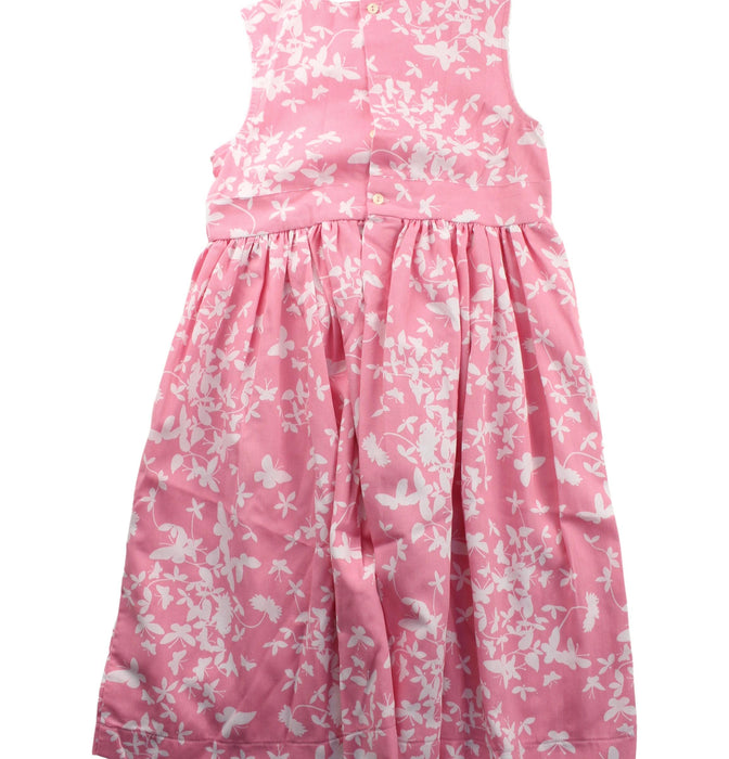 A Pink Sleeveless Dresses from Angelina in size 8Y for girl. (Back View)