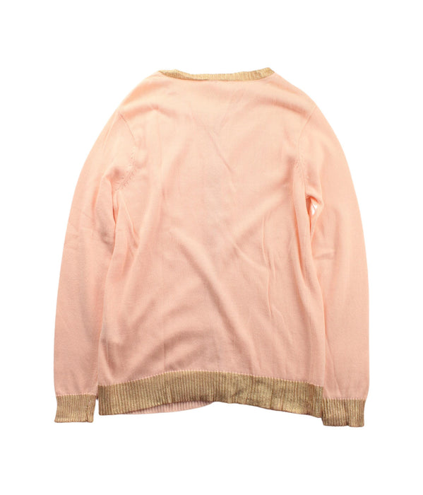 A Gold Cardigans from Seed in size 8Y for girl. (Back View)