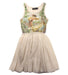 A White Sleeveless Dresses from Rock Your Kid in size 7Y for girl. (Front View)