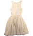 A White Sleeveless Dresses from Rock Your Kid in size 7Y for girl. (Back View)