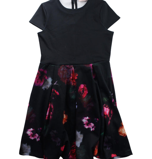 A Black Short Sleeve Dresses from Lipsy London in size 9Y for girl. (Front View)