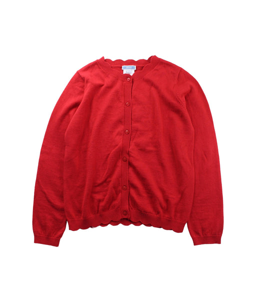 A Red Cardigans from Jacadi in size 10Y for girl. (Front View)