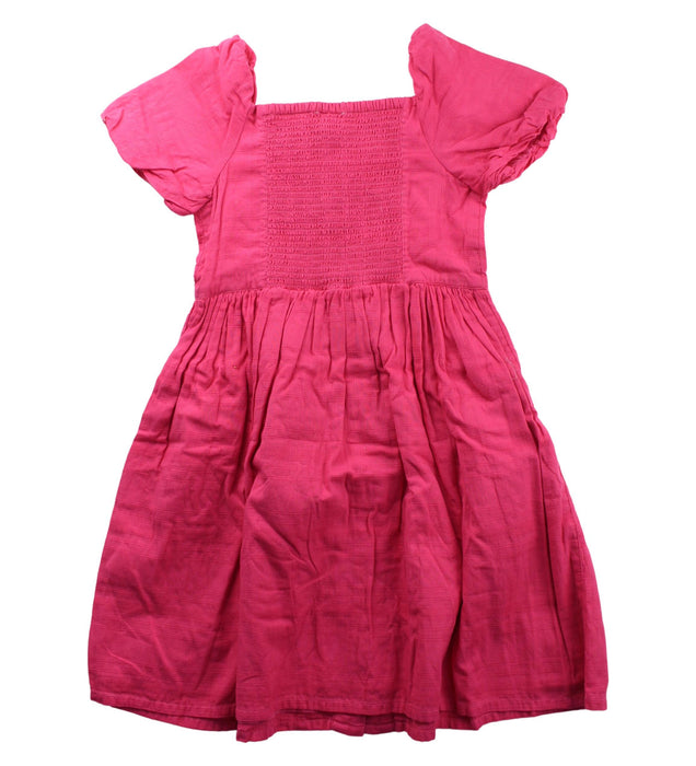 A Pink Short Sleeve Dresses from Monsoon in size 7Y for girl. (Back View)