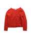 A Red Cardigans from Bonpoint in size 5T for girl. (Front View)