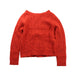 A Red Cardigans from Bonpoint in size 5T for girl. (Back View)