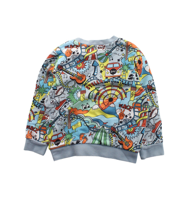 A Blue Crewneck Sweatshirts from Stella McCartney in size 3T for boy. (Back View)