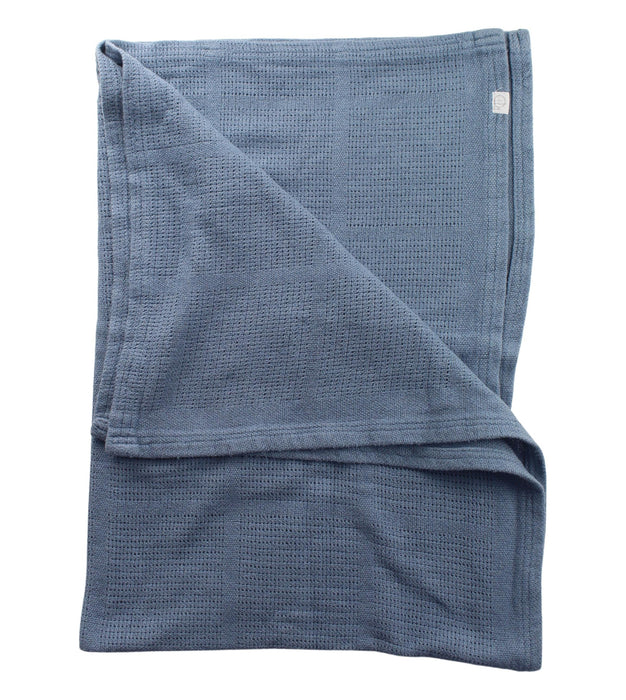 A Blue Blankets from Mori in size O/S for neutral. (Back View)