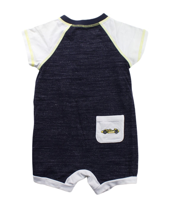 A Blue Short Sleeve Rompers from Ferrari in size 3-6M for boy. (Back View)