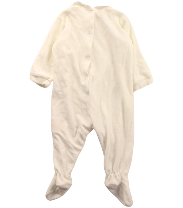 A White Onesies from Chicco in size 3-6M for neutral. (Back View)