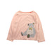 A Peach Long Sleeve T Shirts from Boden in size 4T for girl. (Front View)