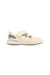 A White Sneakers from Hush Puppies in size 9Y for girl. (Front View)