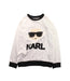 A Black Crewneck Sweatshirts from Karl Lagerfeld in size 8Y for boy. (Front View)